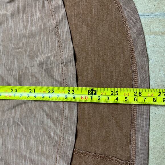 Mod Ref Women's Pleated Back Short Sleeve Shirt V Neck Size Large  Modal Blend - Picture 4 of 5